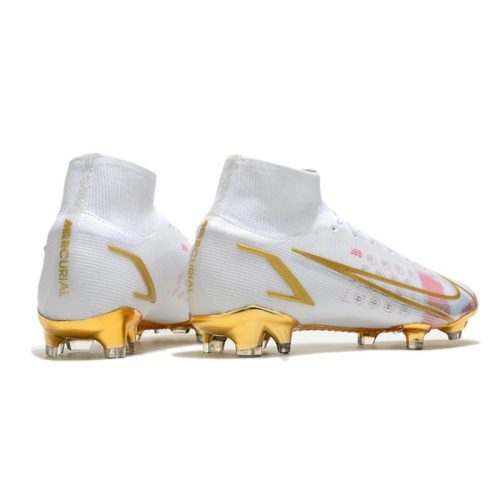 Nike Mercurial Superfly VIII Elite DF FG Blanco Rosado Rojo_4.jpg